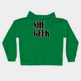 SHE GEEK Kids Hoodie